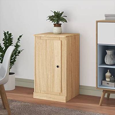 ZEYUAN Sideboard, Kommode Schlafzimmer, Schlafzimmer Möbel, Esszimmer Schrank, Komodenschrank, Büromöbel, Buffetschrank, Sonoma-Eiche 37,5x35,5x67,5 cm Holzwerkstoff von ZEYUAN