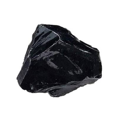 ZXCVWWE Natürlicher schwarzer Obsidian Stein Naturstein Kristall Ornament Raumstein Dekoration von ZXCVWWE
