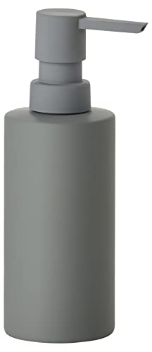 Zone Denmark - Seifenspender - Flüssigseifenspender - Solo - Porzellan mit Soft Touch-Beschichtung - Grau von Zone Denmark