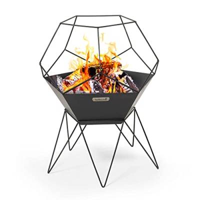 Barbecook Jura feuerkorb Garten klein, terassen Dekoration, schwarz, 42 x 70 cm von barbecook