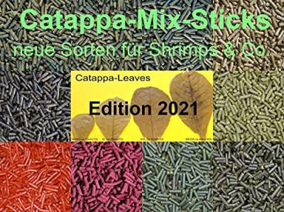Catappa-Protein Mix-Sticks 50g Pellets für Garnelen Krebse Schnecken & Co Futtersticks von catappa-leaves