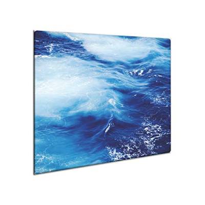 CTC-Trade | Herdabdeckplatten 60x52 cm Ceranfeld Abdeckung Glas Spritzschutz Abdeckplatte Glasplatte Herd Ceranfeldabdeckung Küche Blau Natur von decorwelt