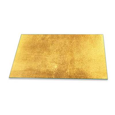 decorwelt | Herdabdeckplatten 90x52 cm 1-Teilig Textur Gold Ceranfeldabdeckung Universal Spritzschutz Glas Deko Elektroherd Induktion für Kochplatten Herdschutz Schneidebrett Sicherheitsglas von decorwelt