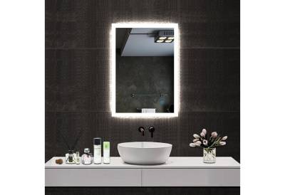 duschspa Badspiegel Badspiegel mit Beleuchtung 50x70 cm Wandspiegel, Touch Beschlagfrei von duschspa