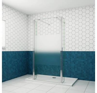 duschspa Duschwand 8mm Walk in Trennwand + 2x Flipper-Panel Duschkabine Duschabtrennung, Einscheibensicherheitsglas, Sicherheitsglas, (Set), Glas von duschspa