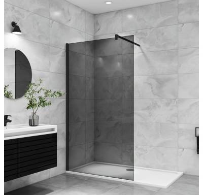 duschspa Duschwand Duschkabine Duschtrennwand Duschwand Walk in Dusche Glaswand, Einscheibensicherheitsglas, Sicherheitsglas, (Set), Glas von duschspa