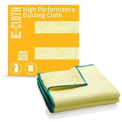 e-cloth Hochleistungs-Staubtuch, Mikrofaser, Gelb, 2er Pack von e-cloth