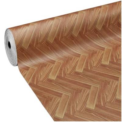 emmevi PVC-Bodenbelag Rolle Vinyl 31 Maße Holz Pfahl Fischgräten 100 x 180 cm Dis_E von emmevi
