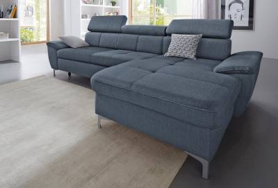 exxpo - sofa fashion Ecksofa Azzano, L-Form, wahlweise mit Bettfunktion und Bettkasten von exxpo - sofa fashion