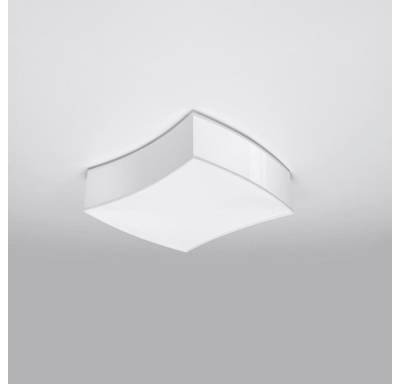 famlights Deckenleuchte, Deckenleuchte Sorin in Weiß E27 2-flammig, keine Angabe, Leuchtmittel enthalten: Nein, warmweiss, Deckenlampe, Deckenbeleuchtung, Deckenlicht von famlights
