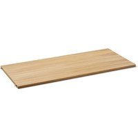 Regalsystem Punctual Fachboden Holz natural/light grey von ferm LIVING