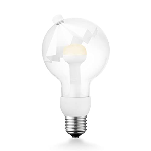 Home Sweet Home Designer LED Leuchtmittel Move Me | E27 | G80 Umbrella LED-Lampe | Weiß | Mit verstellbarem Diffusor | 3W 220lm | warmweißes Licht | für E27-Fassungen von home sweet home collection