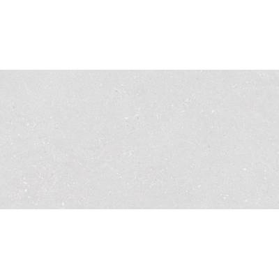 Bodenfliese Pebblestone Feinsteinzeug Glasiert Weiß Matt 30 cm x 60 cm