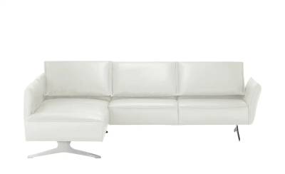 KOINOR Ecksofa Leder  Vineto ¦ weiß ¦ Maße (cm): B: 272 H: 83 T: 207 Polstermöbel > Sofas > Ecksofas - Möbel Kraft