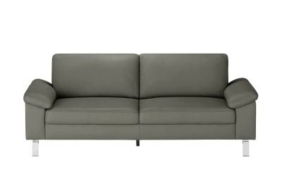 Max Schelling Ledersofa aus Echtleder Maximum ¦ grau ¦ Maße (cm): B: 204 H: 86 T: 97 Polstermöbel > Sofas > 2-Sitzer - Möbel Kraft