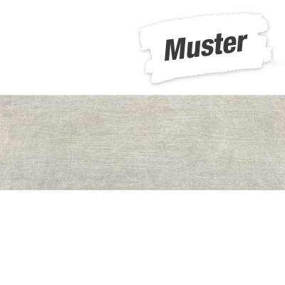 Muster zur Wandfliese 'Leeds' Steingut grau 30 x 90 cm