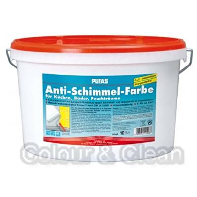 Pufas Anti-Schimmel-Farbe ELF 10L Schimmelschutz Farbe von Pumas