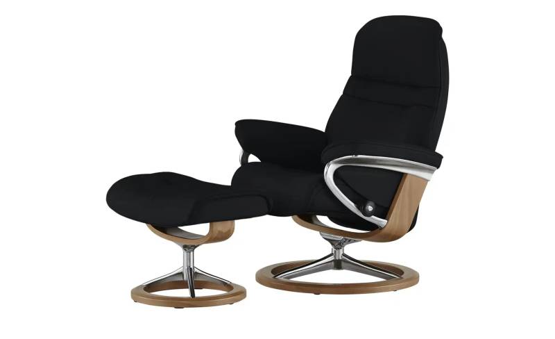 Stressless Relaxsessel mit Hocker Leder Sunrise ¦ schwarz ¦ Maße (cm): B: 79 H: 103 T: 73 Polstermöbel > Sessel > Fernsehsessel - Möbel Kraft