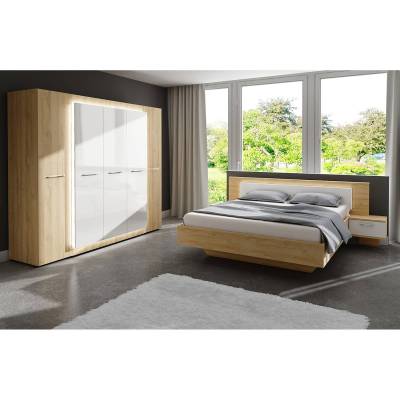 loftscape Bettkasten Stokka Holzwerkstoff Braun mit Bettkasten von loftscape