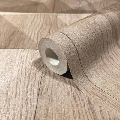 marburg Tapete Beige Braun Holzoptik Natur GZSZ für Wohnzimmer oder Schlafzimmer Made in Germany 10,05 x 0,53m von marburg