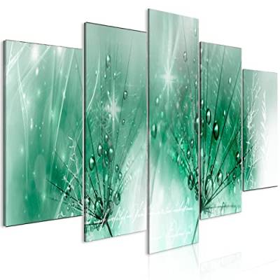 murando - Bilder Pusteblume 200x100 cm Vlies Leinwandbild 5 tlg Kunstdruck modern Wandbilder XXL Wanddekoration Design Wand Bild Abstrakt Natur Retro b-C-10156-b-a von murando