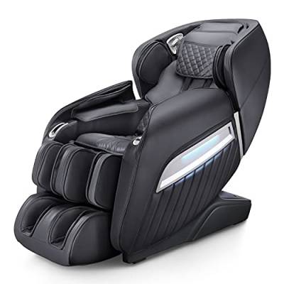 Massagesessel Shiatsu Zero-Gravity Liegesessel für Ganzkörpermassage, elektrischer Massagestuhl mit Wärmefunktion, bionischen Massagetechniken, USB, Bluetooth, Relaxsessel Für Zuhause und Büro von Aspria