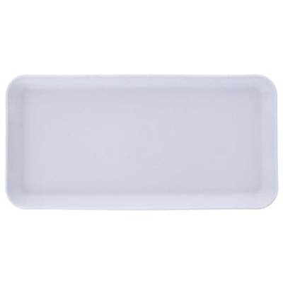 Küchentablett Serviertablett Servierbrett rechteckig weiß 29,5x15 cm von orion group