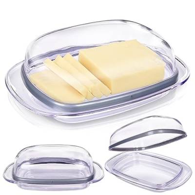 ORION Butter-Behälter Butterdose Butterschale mit Deckel transparent BPA frei von orion group