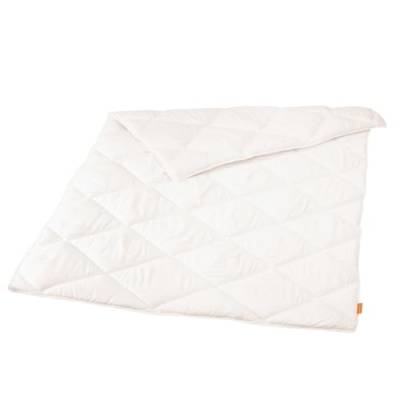 sleepling Sommerdecke zu 100% aus Lyocell Tencel leichte Bettdecke 155 x 220 cm, weiß von sleepling