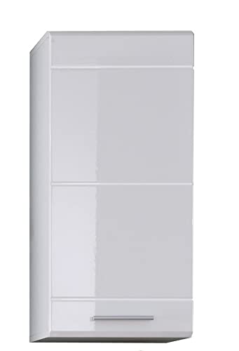 trendteam smart living - Hängeschrank Wandschrank - Badezimmer - Mezzo - Aufbaumaß (BxHxT) 37 x 77 x 23 cm - Farbe Weiß - 128050101 von trendteam smart living