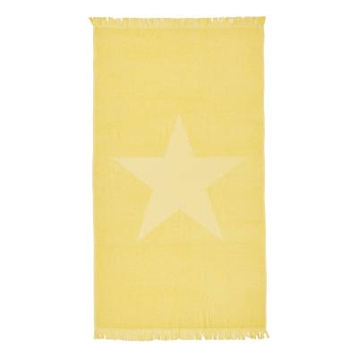 twentyfour Hamamtuch Capri Star Gelb Baumwolle 90x160 cm (BxT) von twentyfour