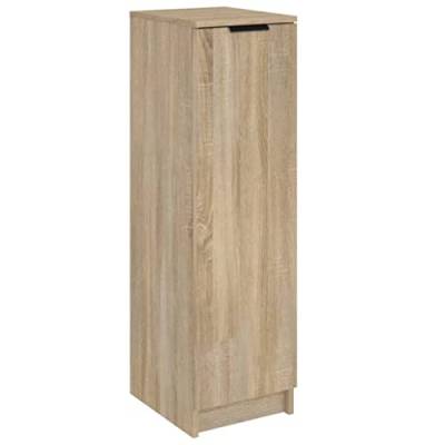 vidaXL Schuhschrank Schuhregal Schuhablage Schuhständer Schuhaufbewahrung Schuhtruhe Schuhorganizer Flurschrank Sonoma-Eiche 30x35x100cm Holzwerkstoff von vidaXL