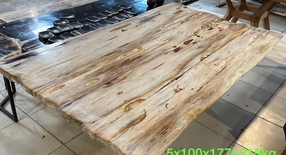 Tisch Fossil Esstisch Versteinertes Holz Natur Steintisch Küchentisch Wohnzimmertisch petrified wood Tisch Fossil Esstisch Versteinertes Holz Natur Steintisch Küchentisch Wohnzimmertisch petrified wood von TARSHOPBALI