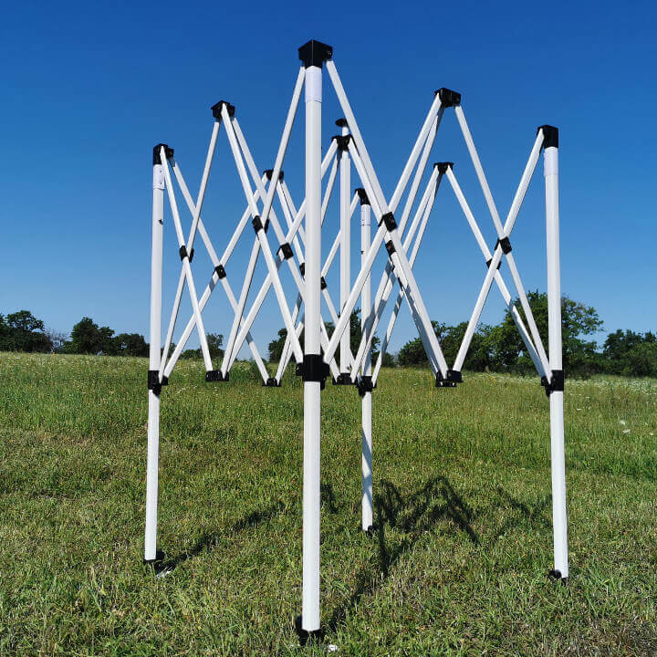 Faltzelt 2x2m Weiss von Brimo