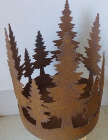 Edelrost Windlicht Bäumchen von Exclusive Home Accessoires