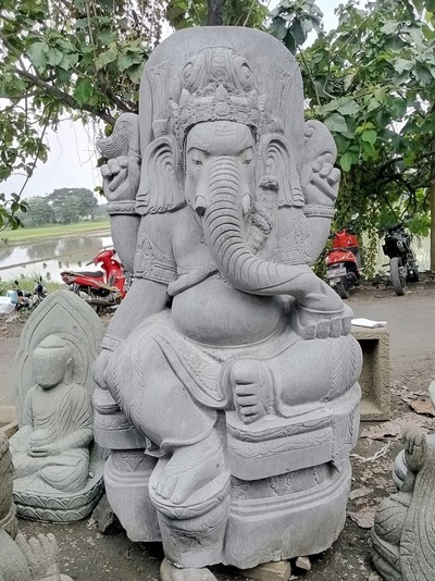 Skulptur Ganesha Buddha Figur Steinskulptur Elefantengott Stein Ganescha Statue Feng Shui Hindu Gott Skulptur Ganesha Buddha Figur Steinskulptur Elefantengott Stein Ganescha Statue Feng Shui Hindu Gott von TARSHOPBALI