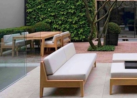 Sofa Lounge Gartensofa Teakholz Loungesofa Couch Outdoorsofa Loungemöbel Sitzmöbel Gartenmöbel von TARSHOPBALI