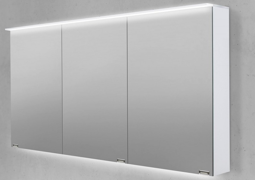 Spiegelschrank 150 cm LED Acryl Lichtplatte doppelt verspiegelt Spiegelschrank 150 cm LED Acryl Lichtplatte doppelt verspiegelt von MADELIVING.de
