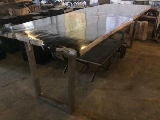 Tisch Fossil Versteinertes Holz Couchtisch Esstisch Natur Steintisch Küchentisch Wohnzimmertisch Tisch Fossil Versteinertes Holz Couchtisch Esstisch Natur Steintisch Küchentisch Wohnzimmertisch von TARSHOPBALI