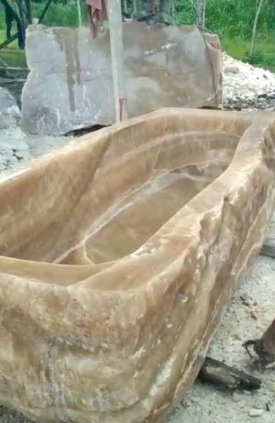 Badewanne Freistehende Onyx Marmor Stein Wanne Pool Steinwanne Becken freistehend Natursteinwanne Badewanne Freistehende Onyx Marmor Stein Wanne Pool Steinwanne Becken freistehend Natursteinwanne von TARSHOPBALI