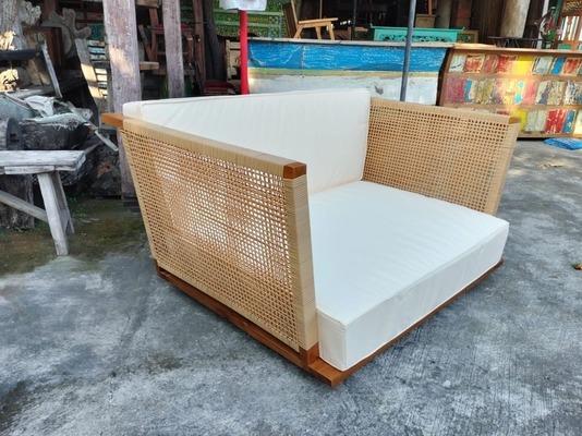 Sofa Couch Lounge Sitzmöbel Natur Rattan Garten Loungesofa Gartensofa Loungemöbel Gartenmöbel von TARSHOPBALI