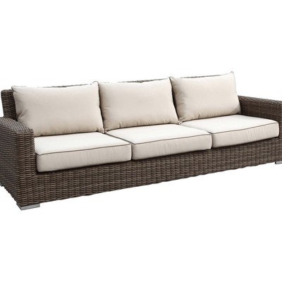 Sofa Kanapee Sofa Couch Polstermöbel Lounge Liege Ottomane Tagesbett Sessel Rattan Liegeinsel Lounge Liege Gartenliege Sonnenliege Garten Loungeliege Tagesbett dieses Hochwertige Sofa wird in Handarbeit auf Bali aus Rattan gefertigt und mit Polsterauflage von TARSHOPBALI