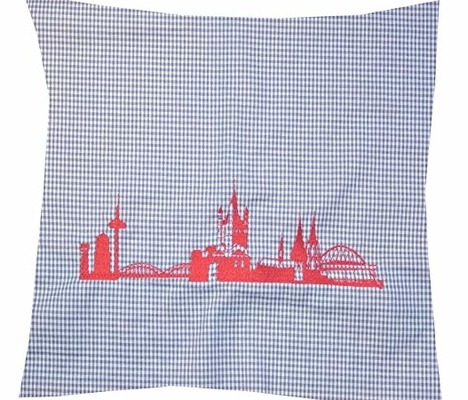 Kissen/Kissenbezug Kölner Dom/Köln mit Innenkissen ca. 40x40 cm mit Namen Kissen/Kissenbezug Kölner Dom/Köln mit Innenkissen ca. 40x40 cm mit Namen von C-Fashion-Design