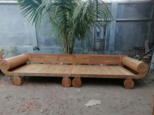 Bank Tagesbett Teak Holzbank Outdoor Langversion Sitzbank Gartenbank Outdoorbank Sitzmöbel von TARSHOPBALI