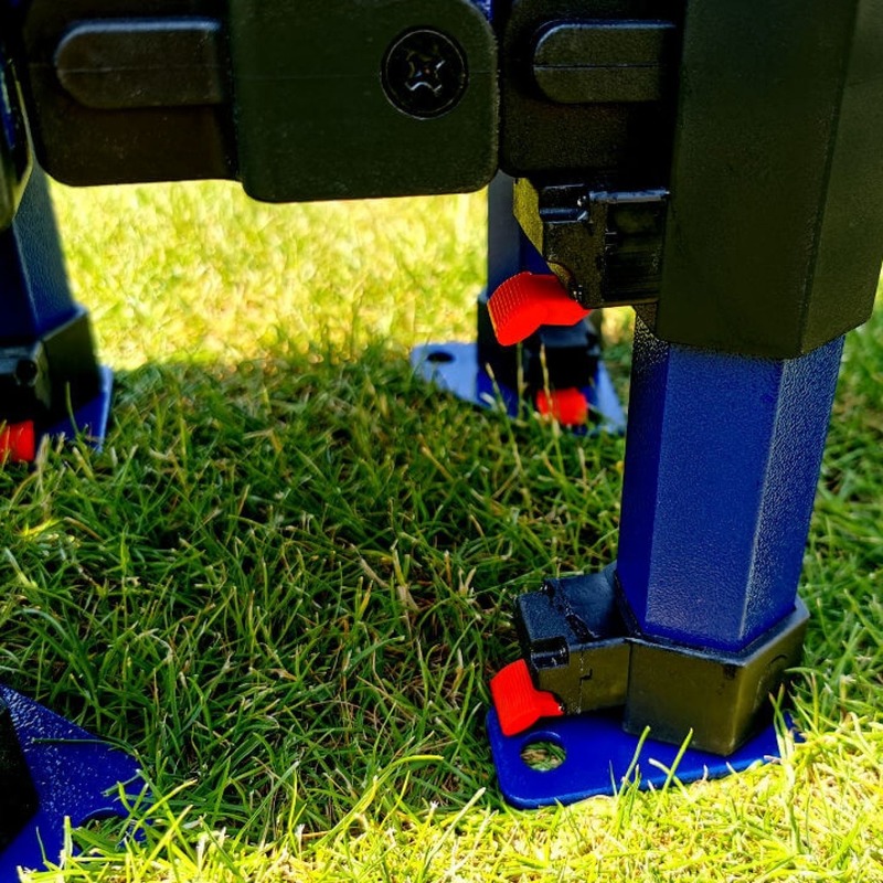 Faltzelt 3x3m Exclusive Stahl Rot von Brimo