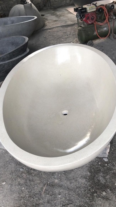Badewanne Freistehend Wanne Spa Terrazzo Stein Pool Steinwanne Becken Badetopf Badewannen Gartenpool Aussenwanne Sanitär Oval Badewanne Freistehend Wanne Spa Terrazzo Stein Pool Steinwanne Becken Badetopf Badewannen Gartenpool Aussenwanne Sanitär Oval von TARSHOPBALI