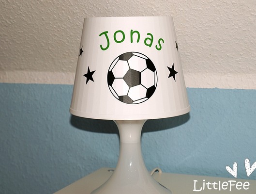 coole Lampe Tischlampe ♥ Fußball mit Wunschnamen ♥ coole Lampe Tischlampe ♥ Fußball mit Wunschnamen ♥ von LittleFee.de