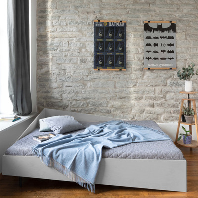 ECKBETT BEINO Grau , Weiß, Eiche 160 x 200cm ECKBETT BEINO Grau , Weiß, Eiche 160 x 200cm von HEDISTONE