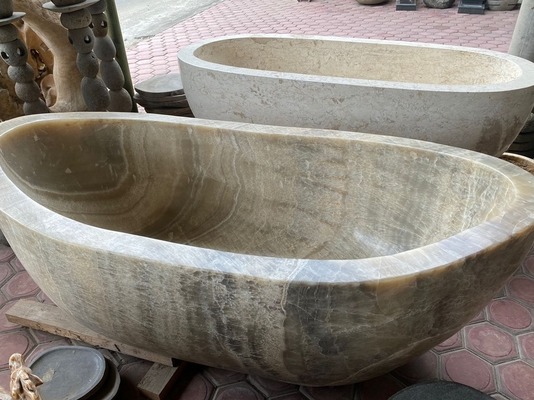 Badewanne Freistehende Onyx Marmor Stein Wanne Pool Steinwanne Becken freistehend Natursteinwanne Badewanne Freistehende Onyx Marmor Stein Wanne Pool Steinwanne Becken freistehend Natursteinwanne von TARSHOPBALI
