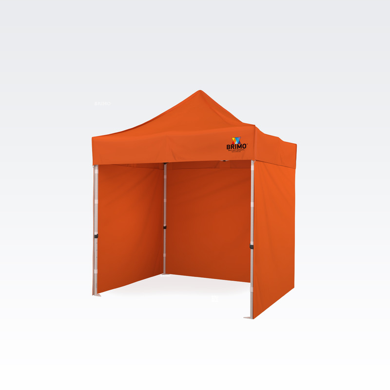 Marktzelt 2x2m Super aluminium Orange von Brimo